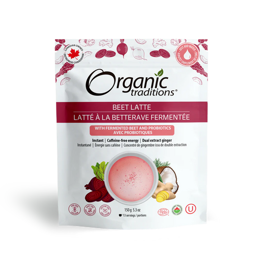 Beet Latte with Fermented Beets and Probiotics - 150g bag