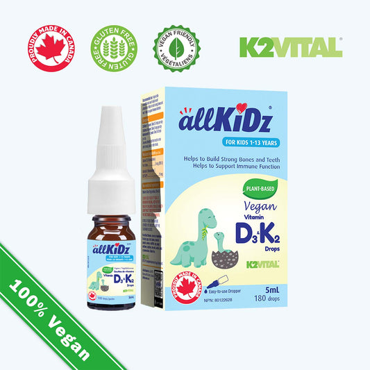 allKiDz® Vegan Vitamin D3&K2 Drops