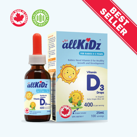 allKiDz® Vitamin D3 Drops (for babies)