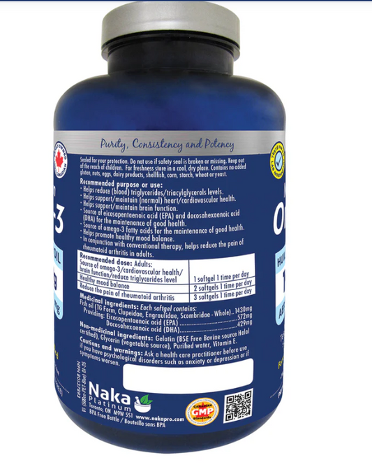 Platinum Norwegian Omega-3 - 160 softgels