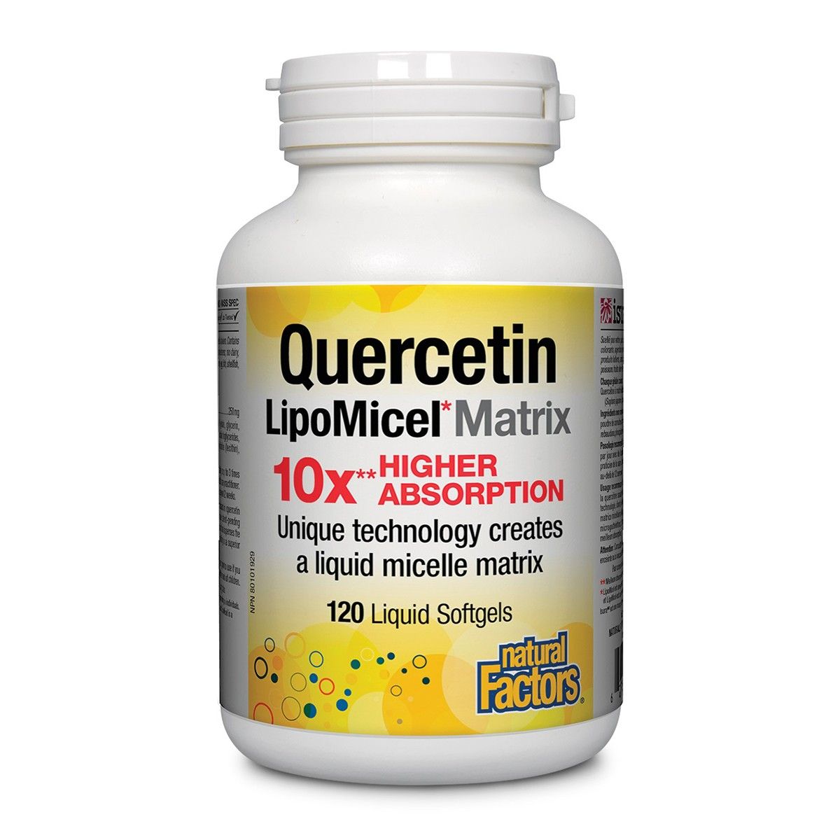 Lipomicel Quercetin 250mg 120 Softgels