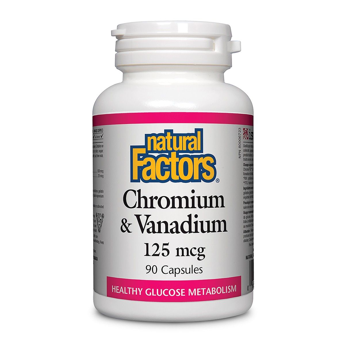 Chromium & Vanadium 125mcg 90 Caps