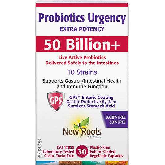 PROBIOTICS URGENCY 50 BILLION 30 CAPSULES