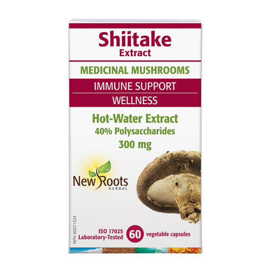 SHIITAKE 300 MG 40% POLYSACCHARIDES 60 CAPSULES