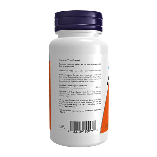 Glutathione 250mg 60 Vcaps