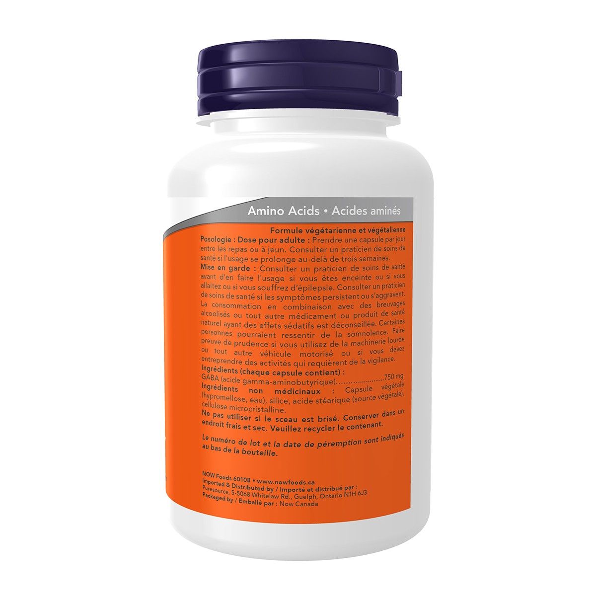 GABA Extra Strength 750mg 100 Vcaps