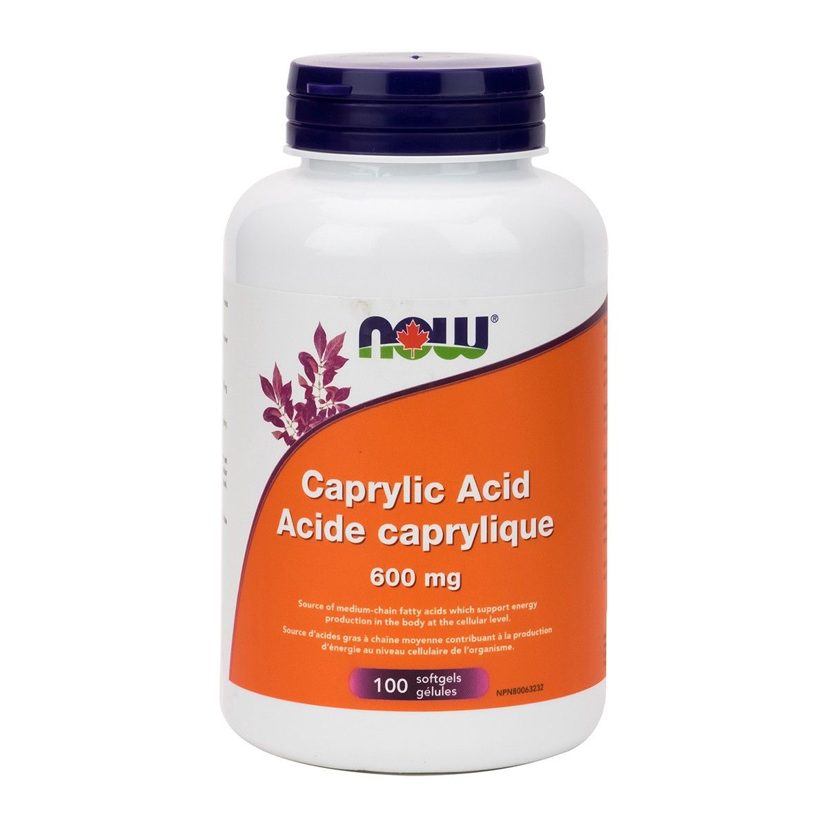 Caprylic acid 600mg 100 Gels