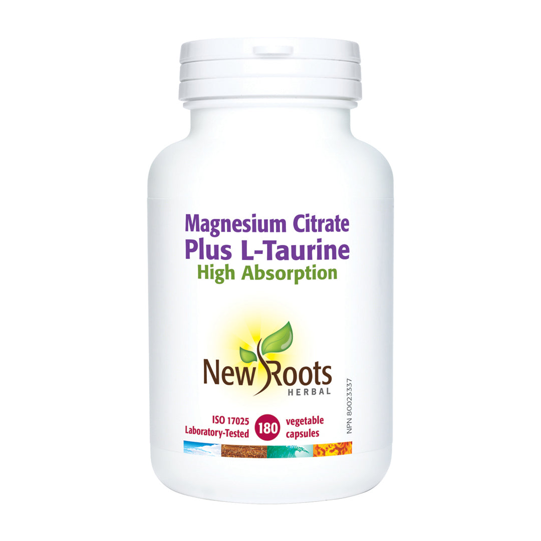 MAGNESIUM CITRATE & L-TAURINE 180 CAPSULES