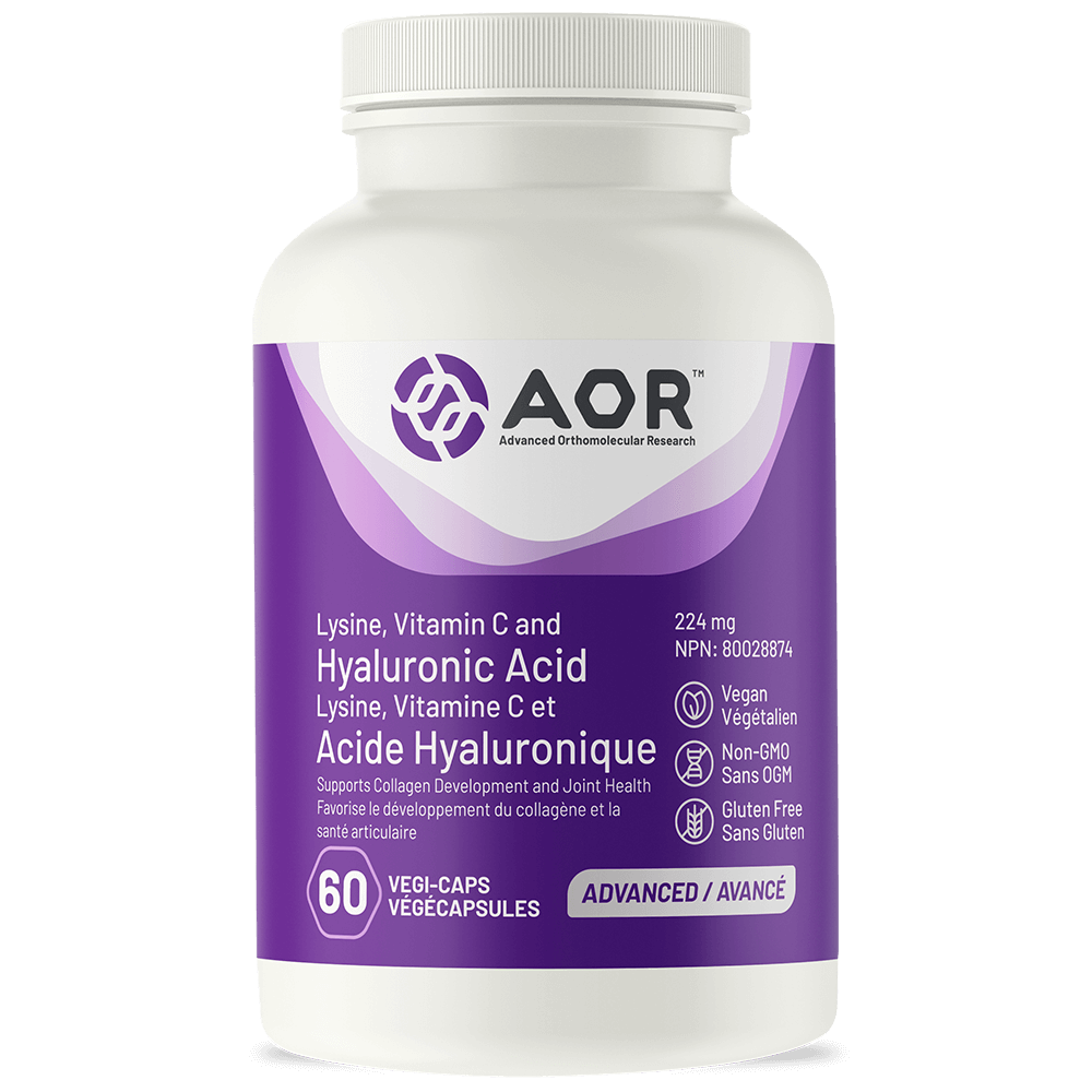 Lysine, Vitamin C, and Hyaluronic Acid 60 Caps