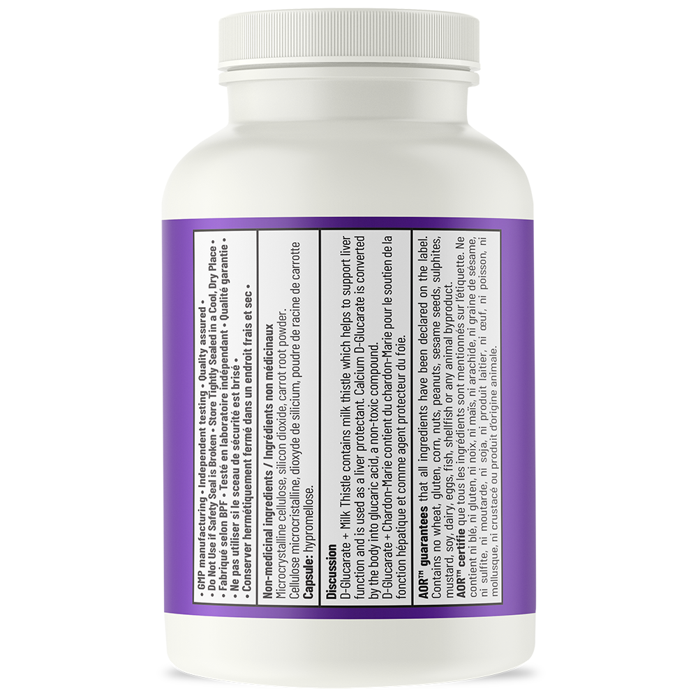 D-Glucarate + Milk Thistle 60s Caps
