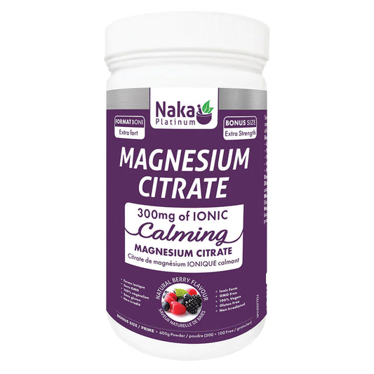 Platinum Magnesium citrate calming powder 300mg mixed berry 600G