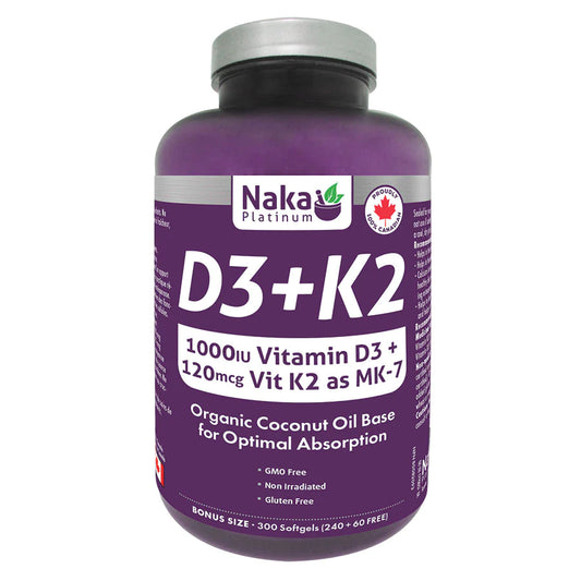 Platinum D3+K2 300 Softgels