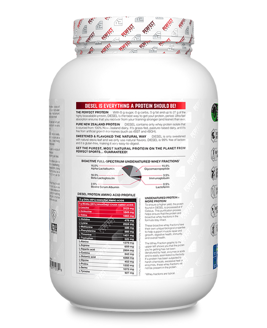 Diesel (New Zealand Whey Isolate) 2lb - Whey Protein Powder