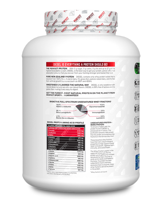 Diesel (New Zealand Whey Isolate) 5lb - Whey Protein Powder