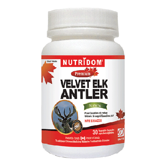 Nutridom Velvet Elk Antler 500mg 30 Caps