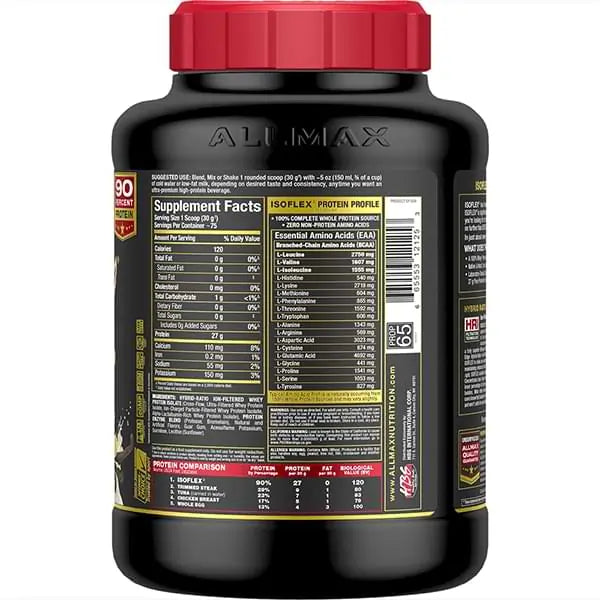Isoflex 5lb Vanilla