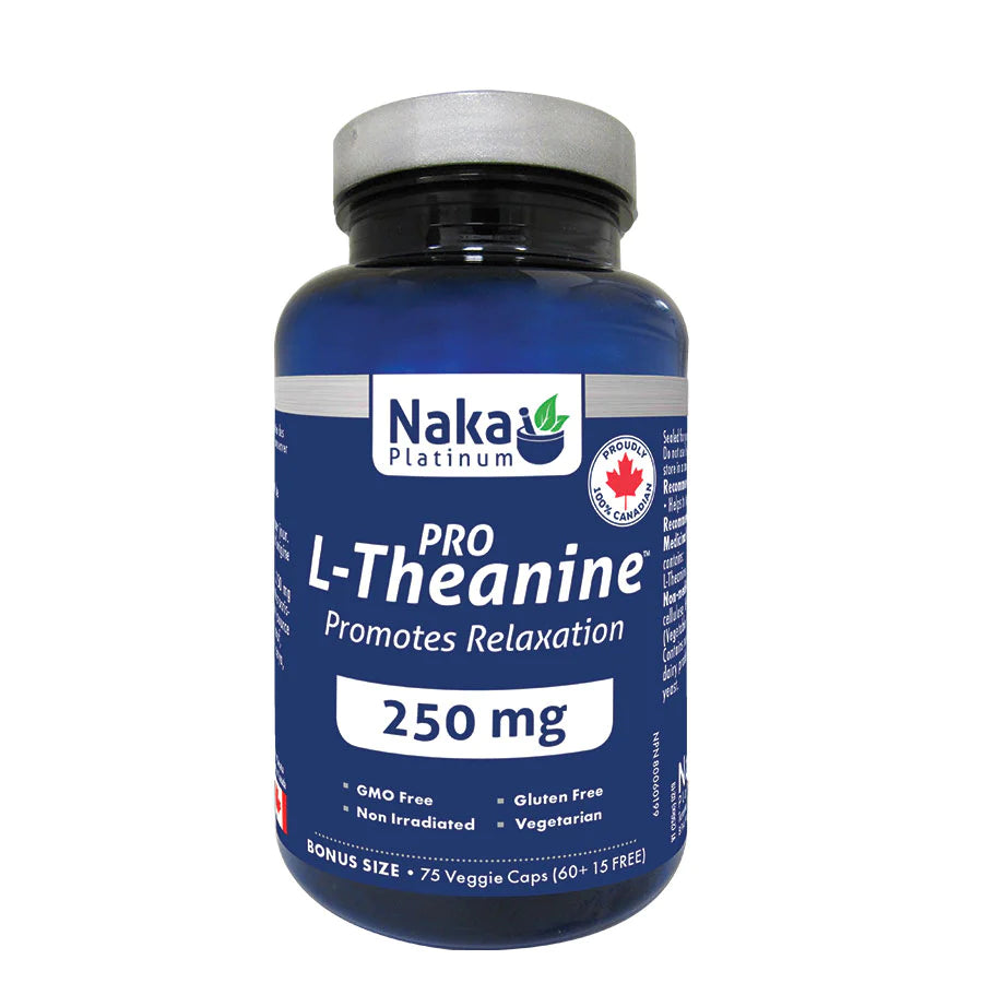Platinum Pro L- theanine 250mg 75Vcaps