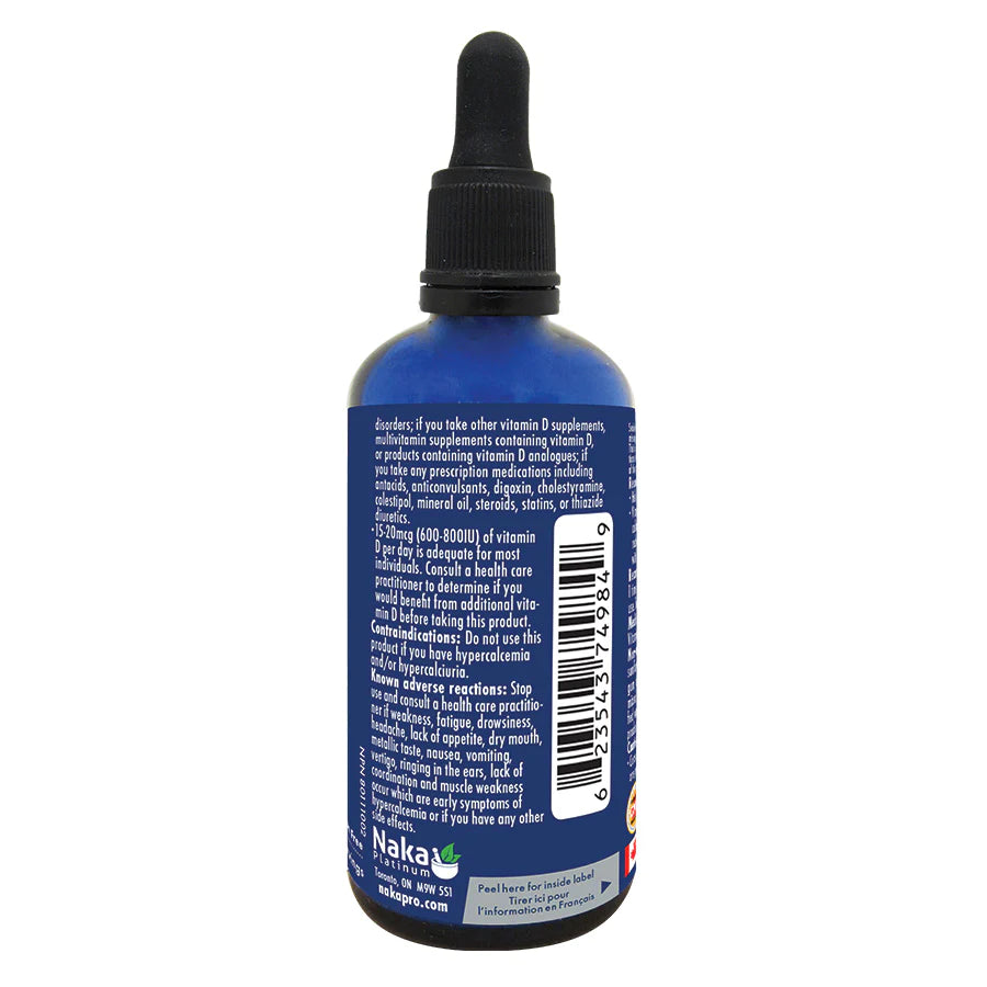 Platinum Vitamin D3 2500 IU drops Lemon Flavour 100ml