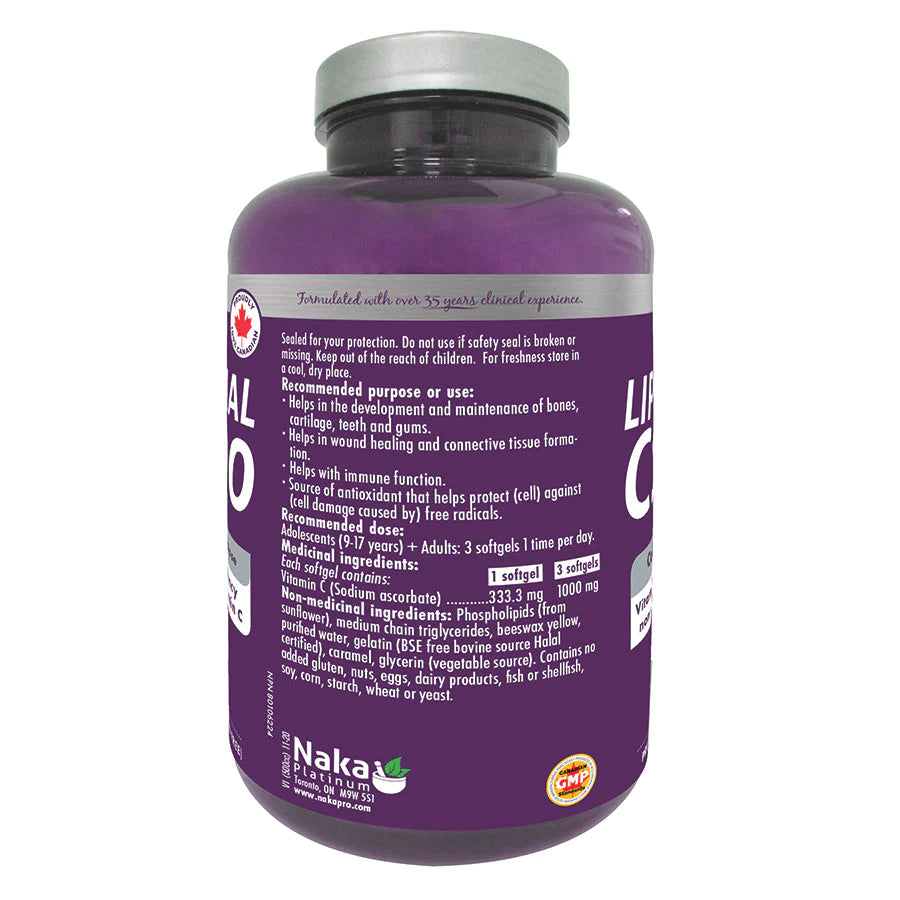 Platinum Liposomal C1000 180sgels