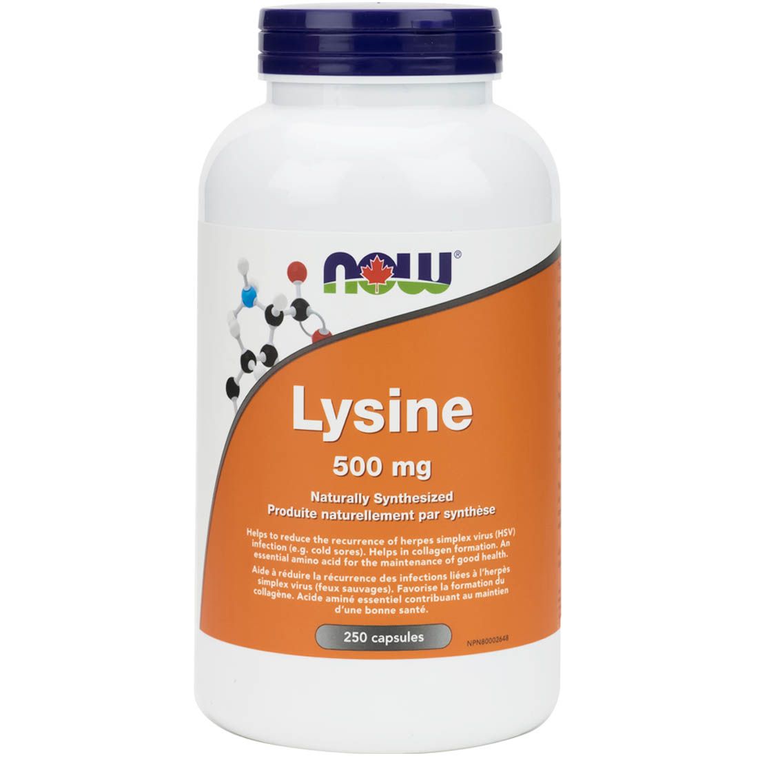 L-Lysine 500mg 250 Caps