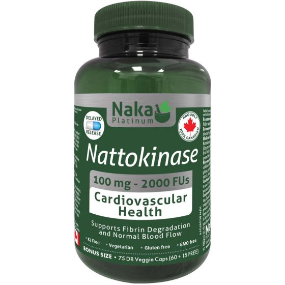 Platinum Nattokinase 100mg 2000FU 75 DRvcaps