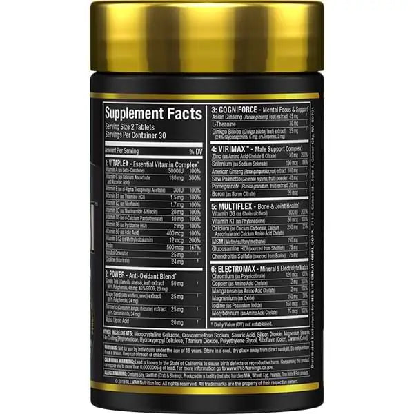 VitaForm Premium Multi Vitamin for Men 60 Caps