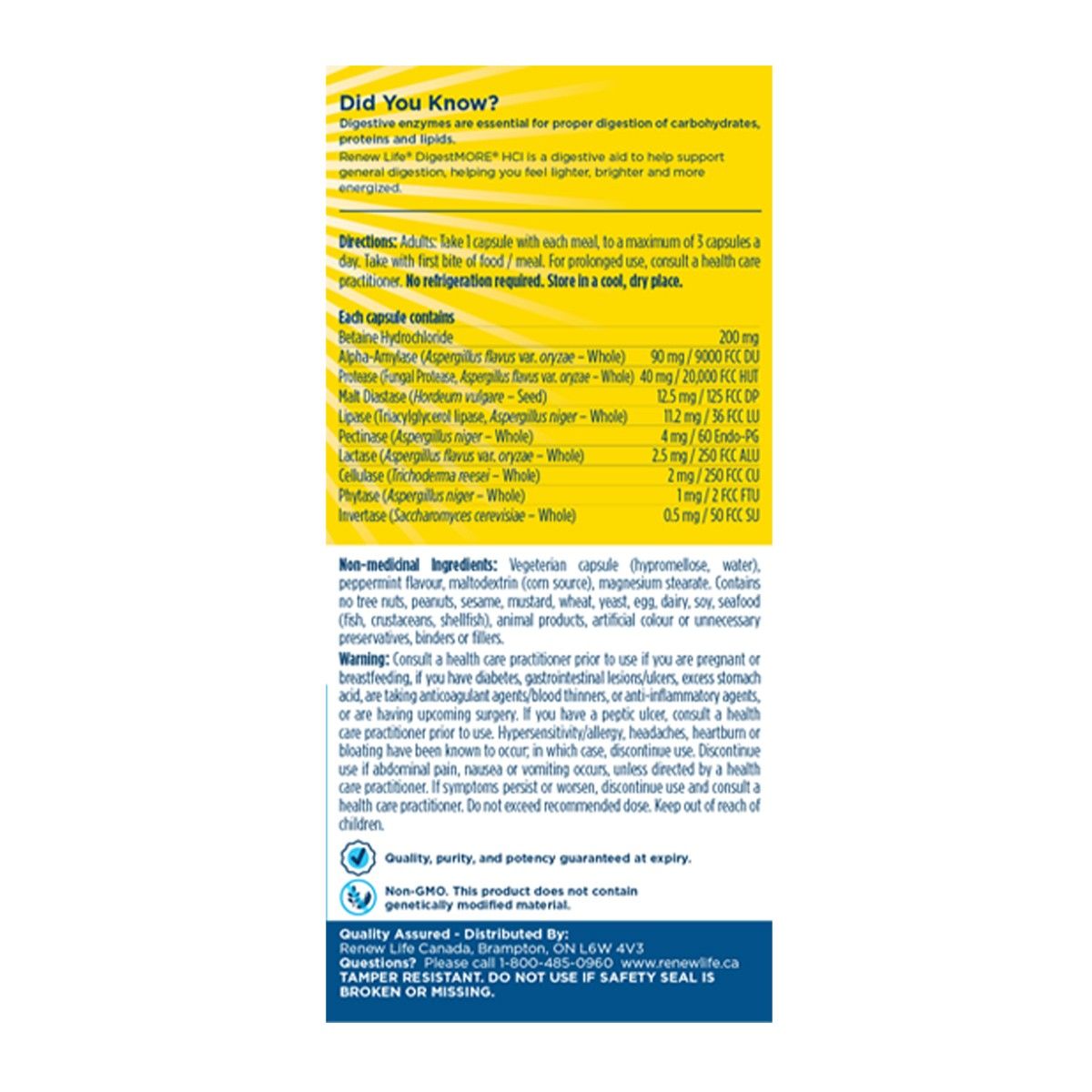 DigestMORE HCL 90 Vcaps