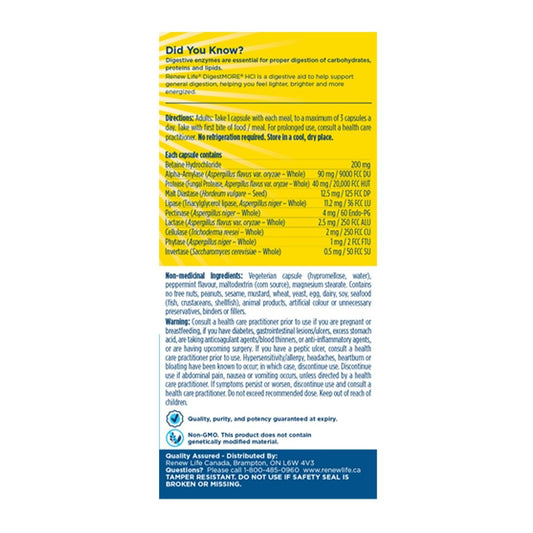 DigestMORE HCL 90 Vcaps