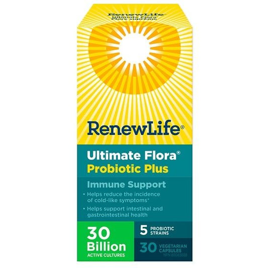 Ultimate Flora Probiotic Immune Support 30 Billion 30 Vcaps