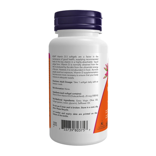 Vitamin D3 1000 IU 360 Gels