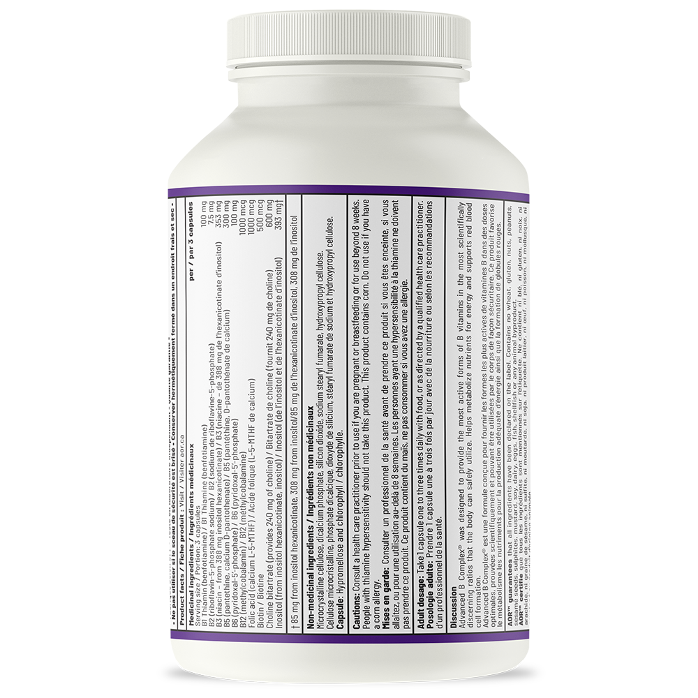 Advanced B Complex 180s Caps