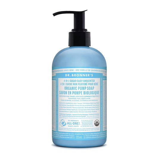 4 In 1 Baby Unscented Organic Sugar Soap 355ml