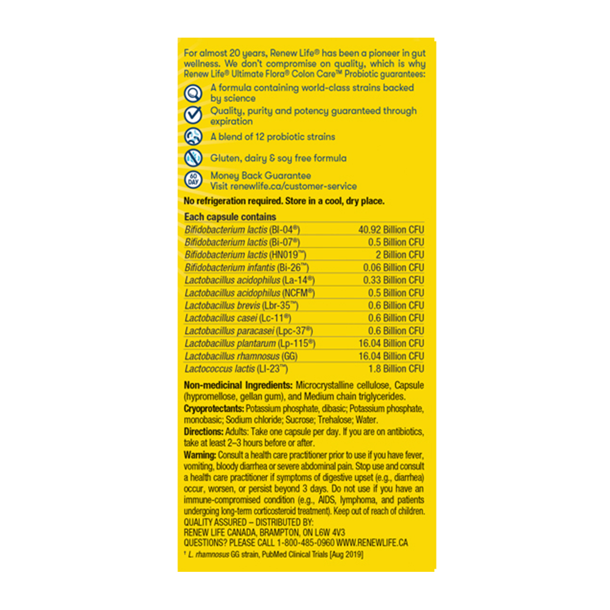 Colon Care Probiotic 80 Billion 30 Vcaps