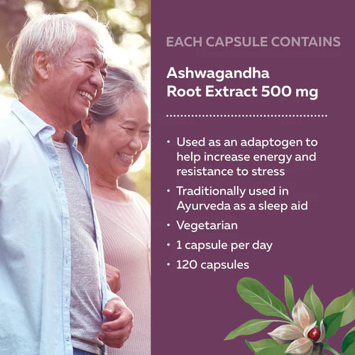 Ashwagandha 120 Veg Caps