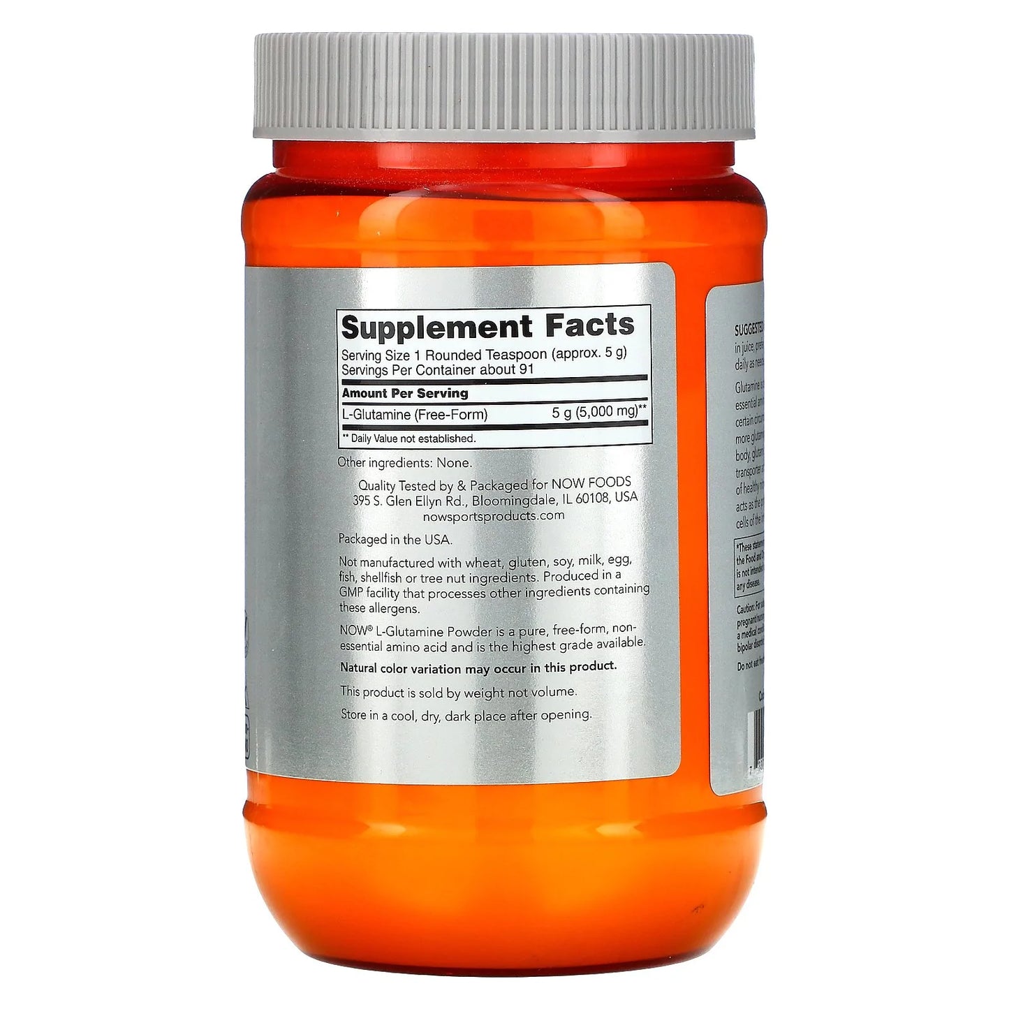 L-Glutamine Powder 454g