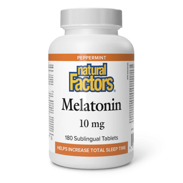 Melatonin 10mg, Peppermint 180 Sub-Tablets