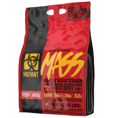 MASS - Muscle Mass Gainer High Protein Drink Mix - 6.8 KG (15 LBS)