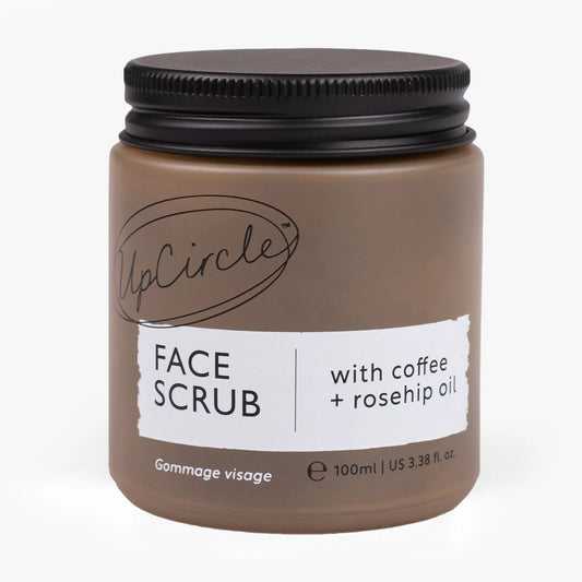 Face Scrub with Coffee + Rosehip Oil