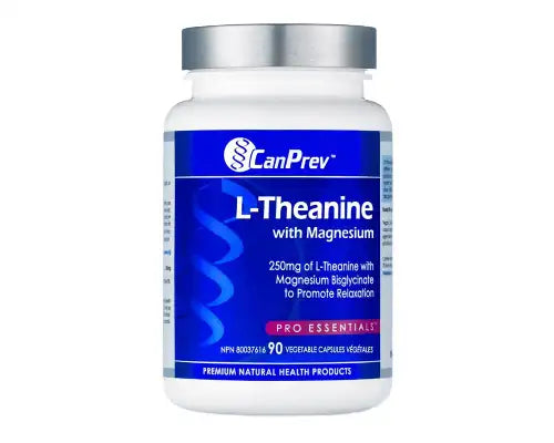 CanPrev L-Theanine With Magnesium 90 Veggie Caps
