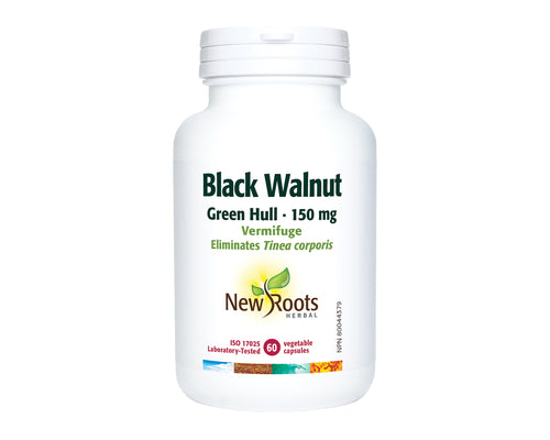 New Roots Black Walnut Green Hull 150mg 60 Veggie Caps