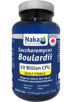 Home>Naka Saccharomyces Boulardii 10 Billion CFU (Shelf Stable) - 40 V-Caps 4x NN POINTS - Earn 4 Times Points on this Product Saccharomyces Boulardii 10 Billion CFU (Shelf Stable) - 40 V-Caps