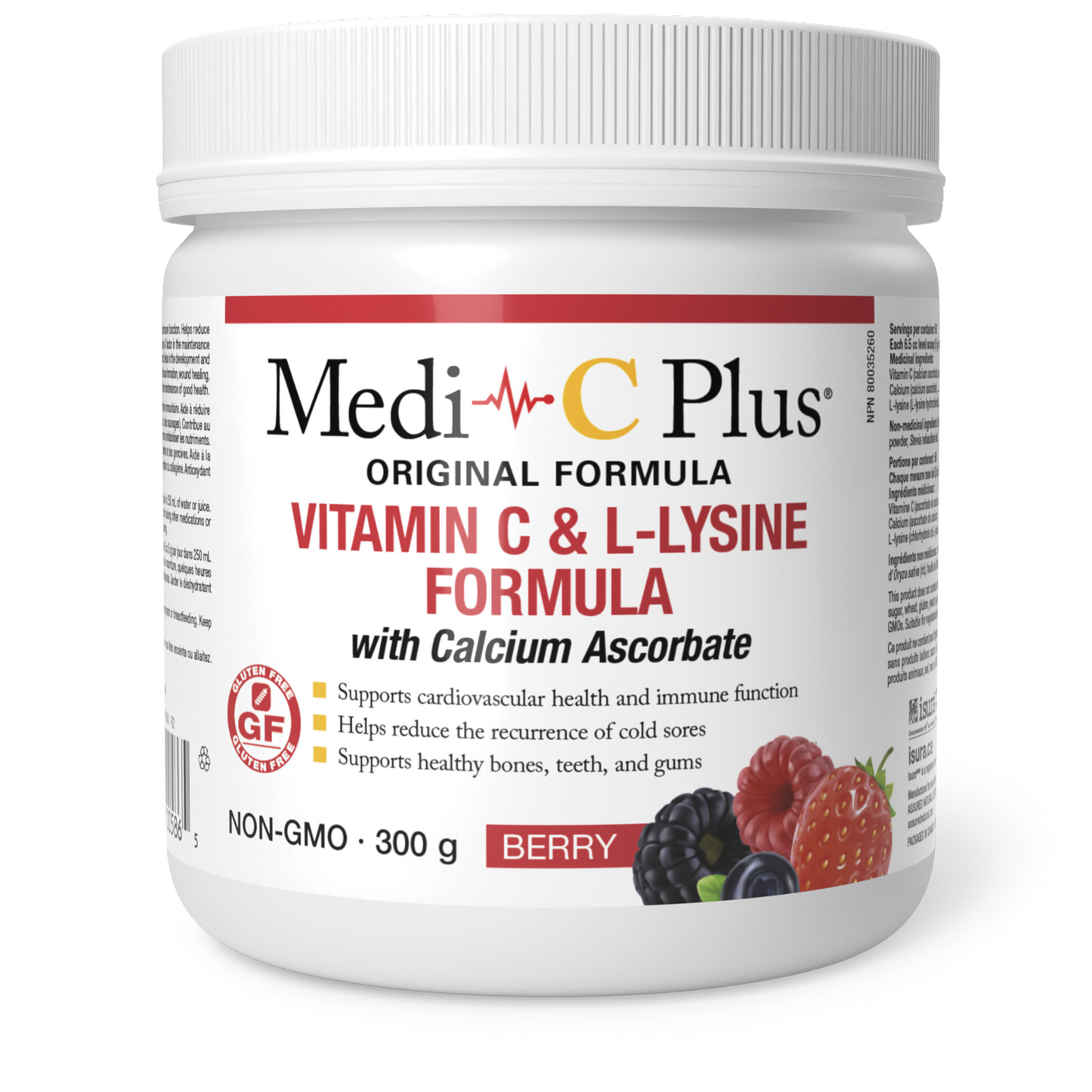 Medi~C Plus Berry w/ Calcium Pwd 300g