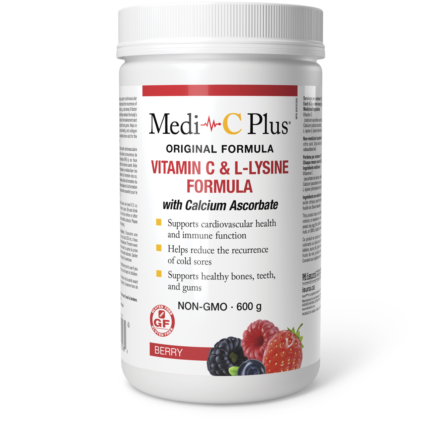 Medi~C Plus Berry w/ Calcium Pwd 600g