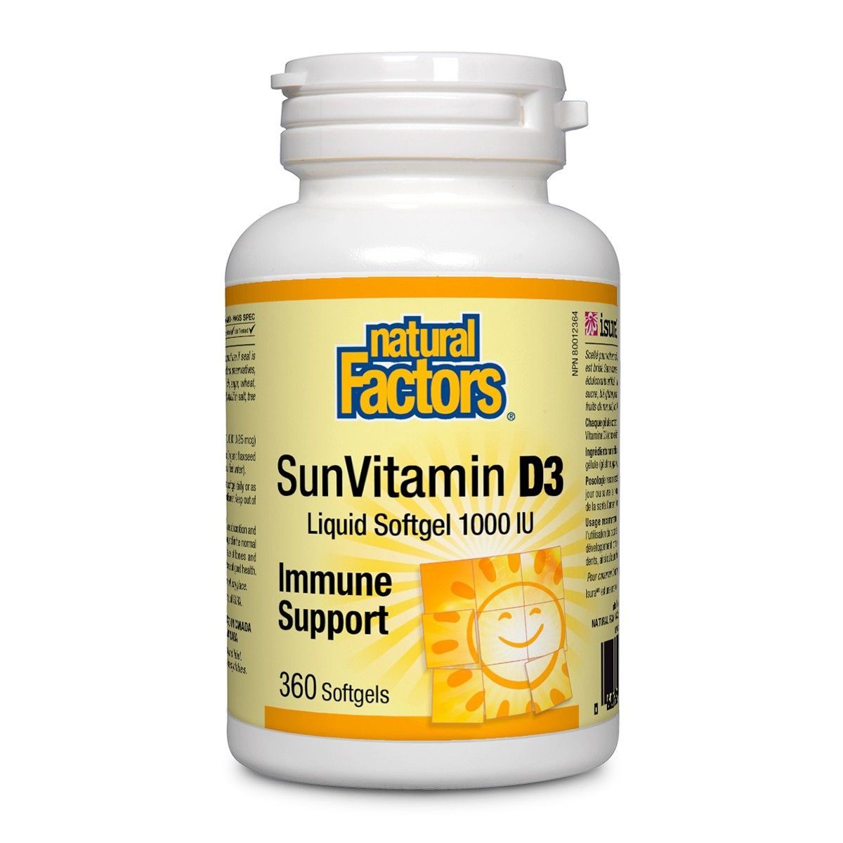 Vitamin D3 1000 IU 360 Softgels