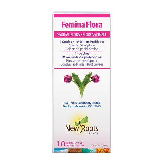 FEMINA FLORA 10 BILLION 10 VAGINAL OVULES