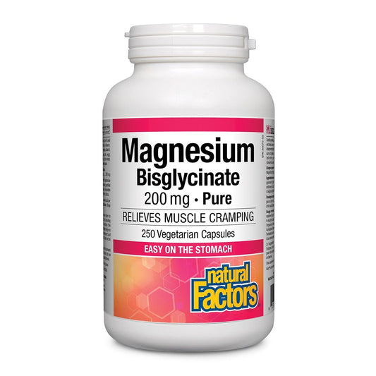 Magnesium Bisglycinate Pure 200mg 250 Tabs