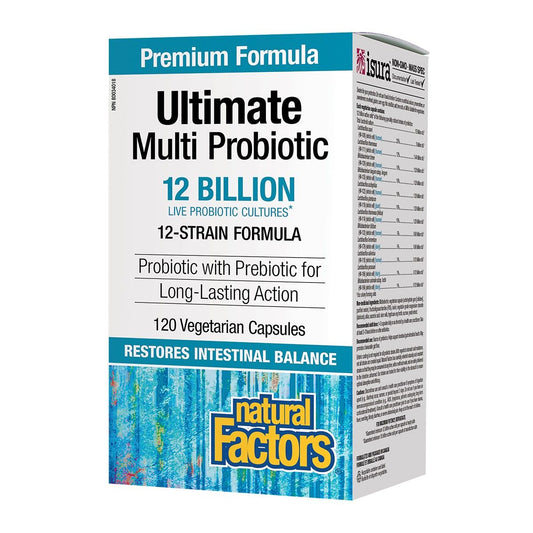 Ultimate Multi Probiotic 12 Billion Active Cells 120 Vcaps