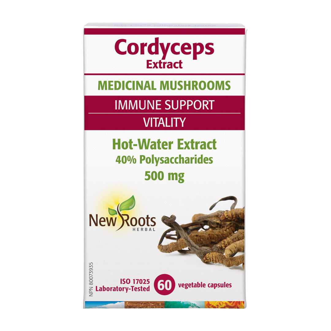 CORDYCEPS 500 MG 40% POLYSACCHARIDES 60 CAPSULES