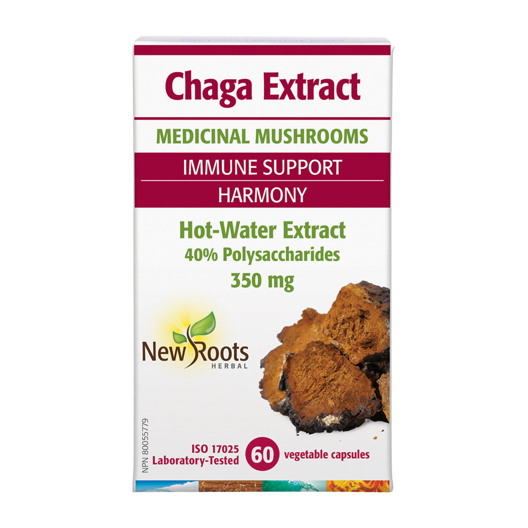 CHAGA 350 MG 40% POLYSACCHARIDES 60 CAPSULES