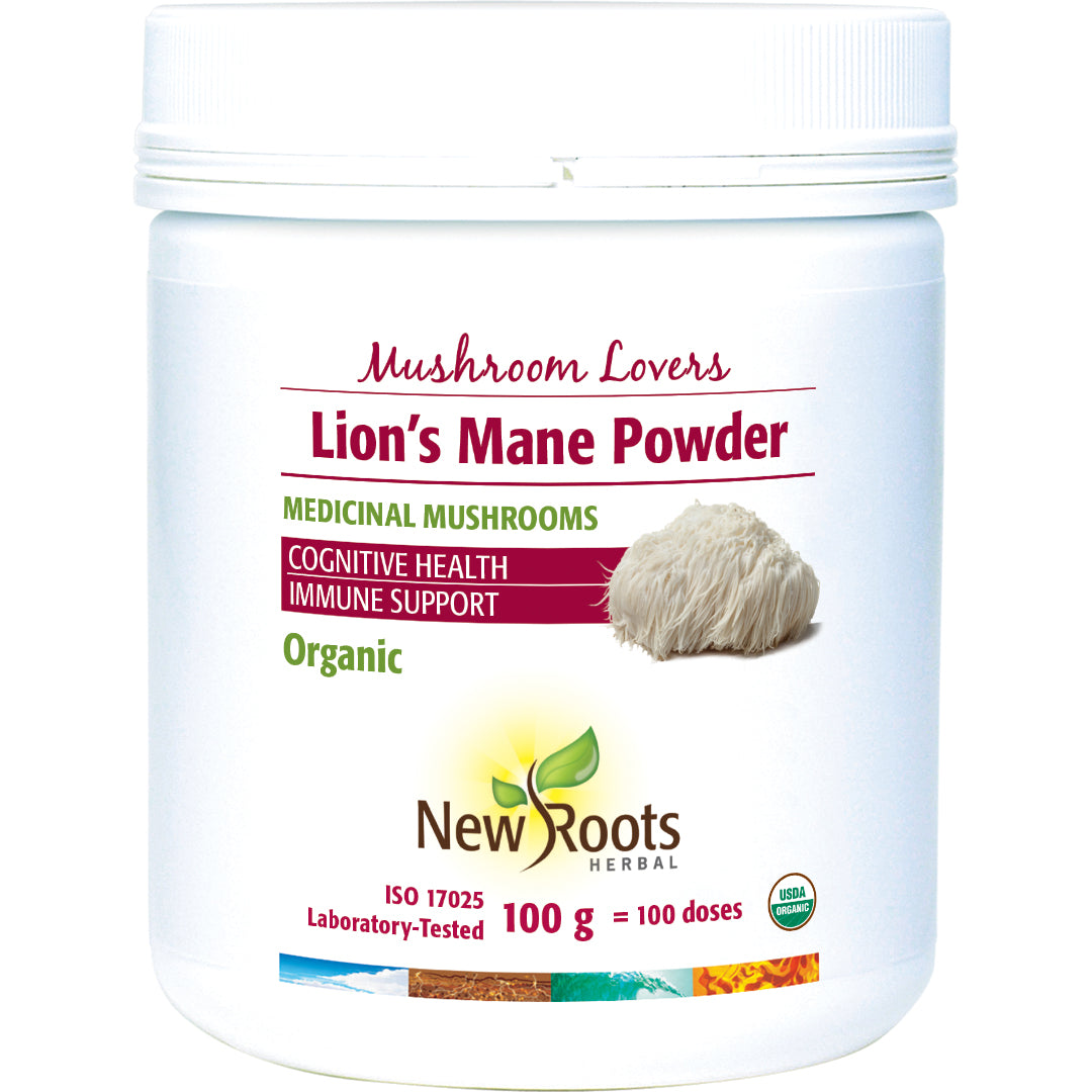 LION'S MANE POWDER ORGANIC 100 G – New Age Health + Wellness